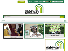 Tablet Screenshot of gatewayhousing.org.uk